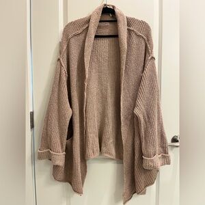 Free People Women's Cozy Tan Cardigan